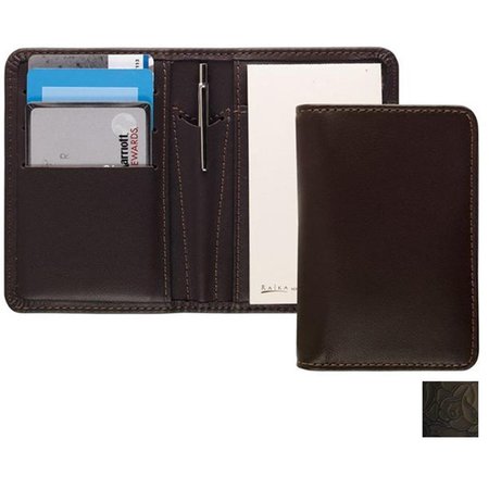 RAIKA Card Note Case with Pen Black IT 128 BLK